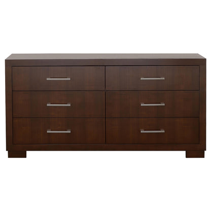  Coaster Furniture Jessica 200713 6-Drawer Dresser - Cappuccino IMAGE 2