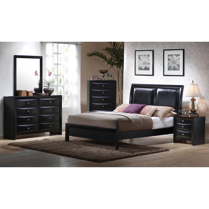  Coaster Furniture Briana 200705 5-Drawer Bedroom Chest - Black IMAGE 2