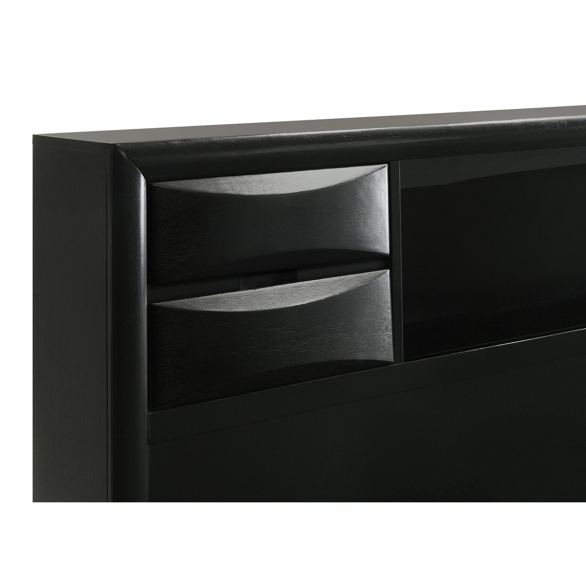 Coaster Furniture Briana 202701KE Wood Eastern King Storage Bookcase Bed - Black IMAGE 8