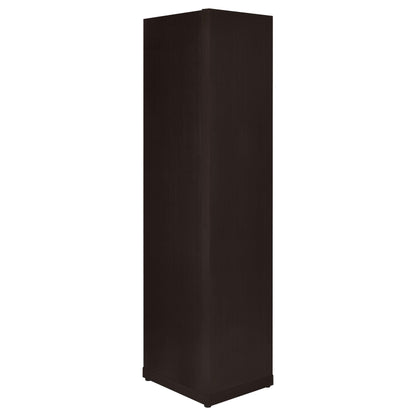 Coaster Furniture Alder 800270 71-inch 6-shelf Corner Bookcase - Cappuccino IMAGE 4