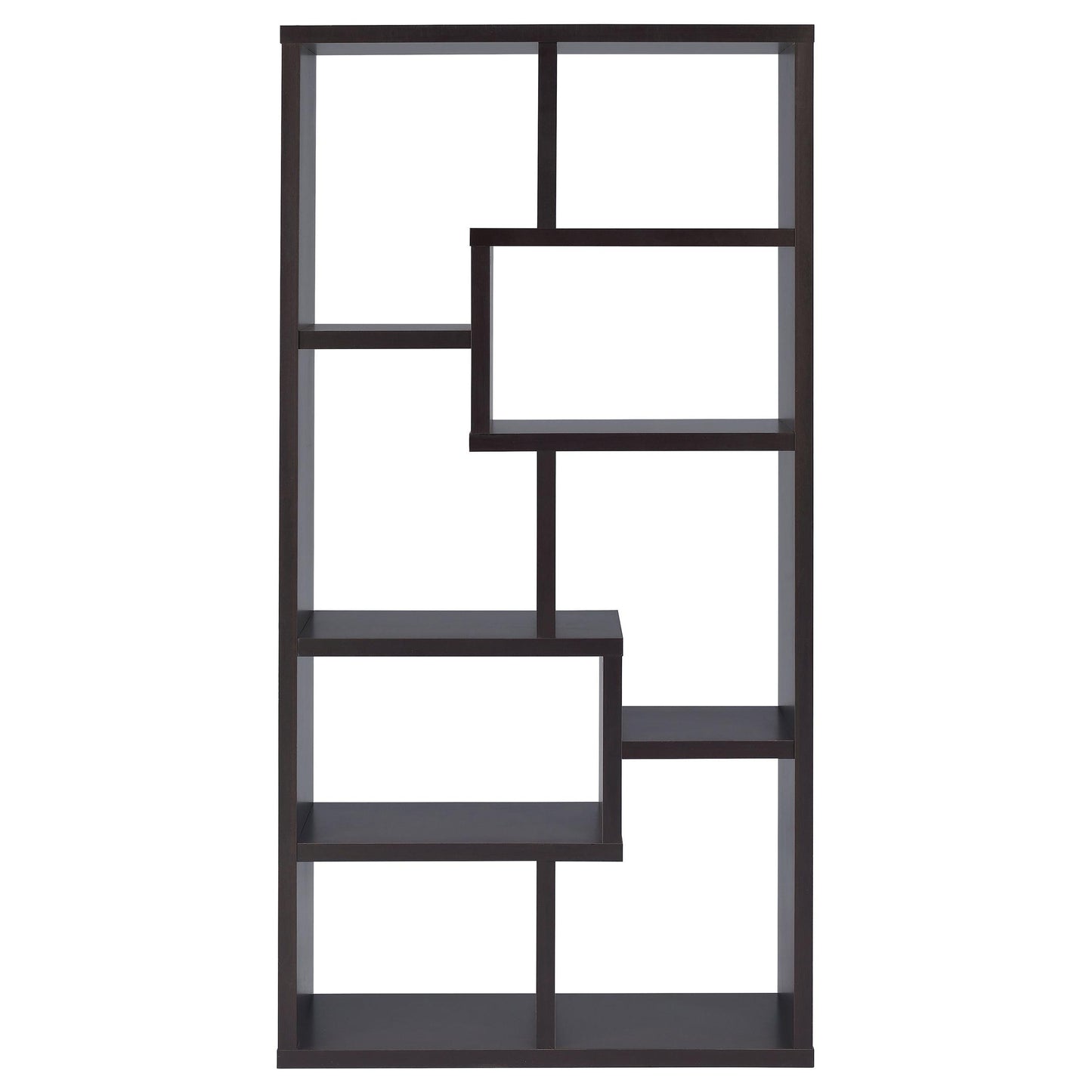 Coaster Furniture Theo 800264 71-inch 7-shelf Bookshelf - Cappuccino IMAGE 6