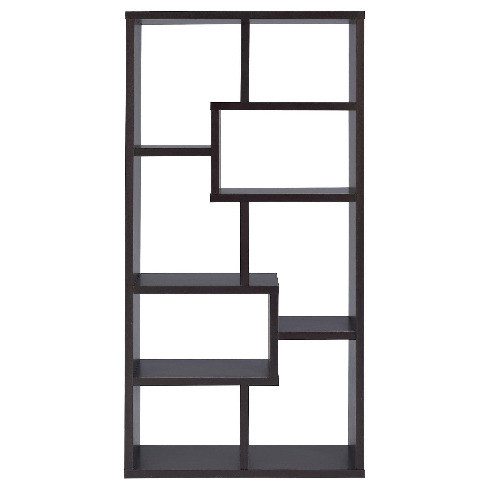 Coaster Furniture Theo 800264 71-inch 7-shelf Bookshelf - Cappuccino IMAGE 6