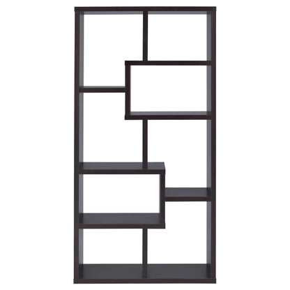 Coaster Furniture Theo 800264 71-inch 7-shelf Bookshelf - Cappuccino IMAGE 6