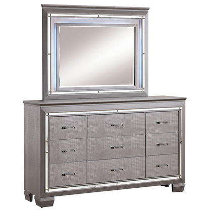  Furniture of America Bellanova CM7979SV 6 pc California King Upholstered Panel Bedroom Set IMAGE 7