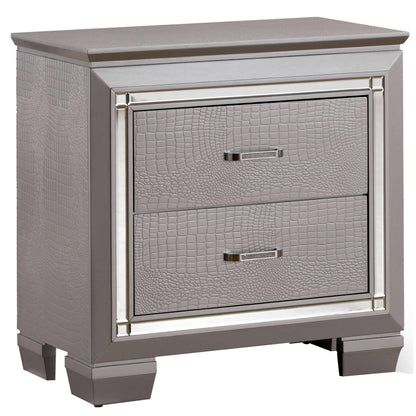  Furniture of America Bellanova CM7979SV 6 pc California King Upholstered Panel Bedroom Set IMAGE 9