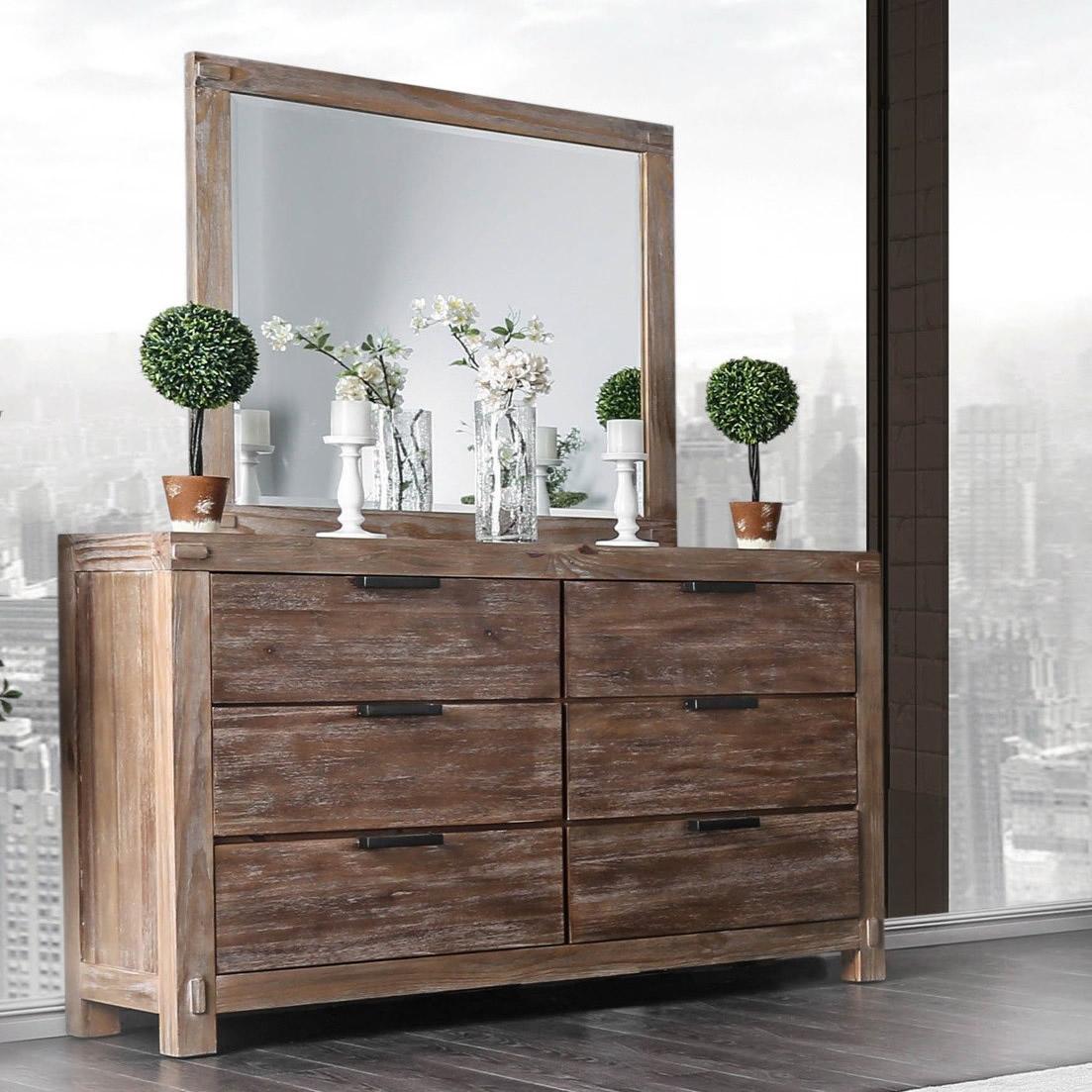  Furniture of America Wynton CM7360 6 pc Queen Bedroom Set with Storage IMAGE 3