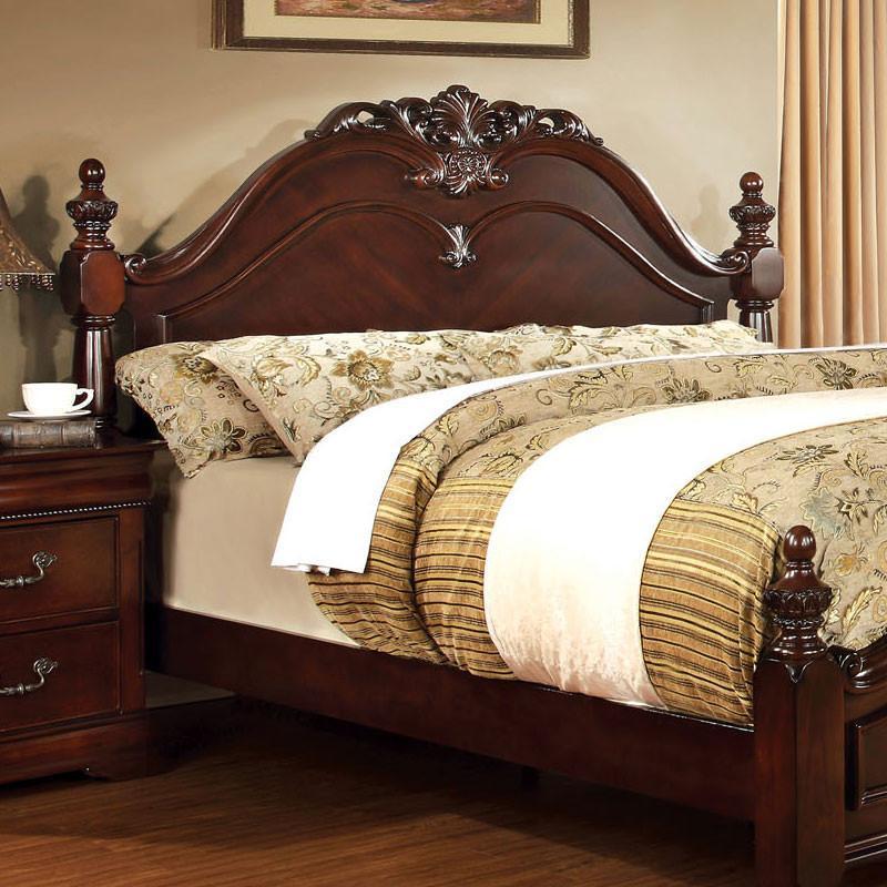 Furniture of America Mandura Queen Poster Bedroom Set - Thumbnail 5