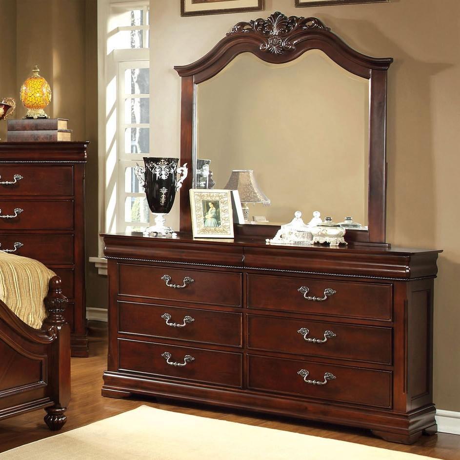 Furniture of America Mandura Queen Poster Bedroom Set - Thumbnail 4