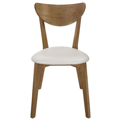 Coaster Furniture Kersey 103062 Wood Dining Side Chair - Chestnut (Set of 2) IMAGE 2