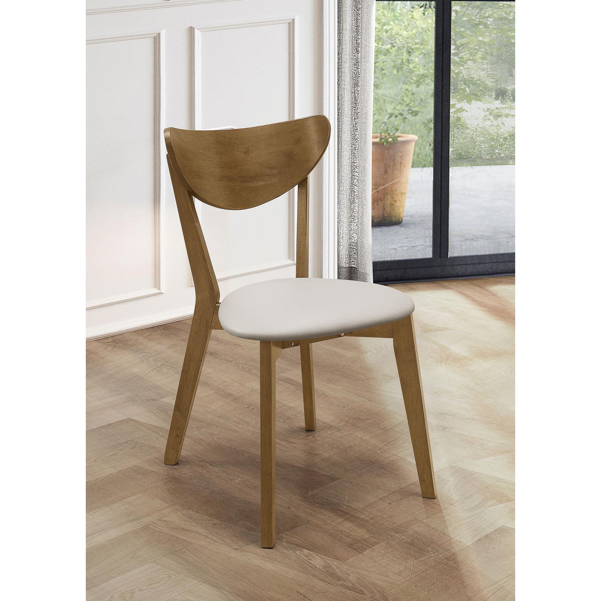 Coaster Furniture Kersey 103062 Wood Dining Side Chair - Chestnut (Set of 2) IMAGE 9