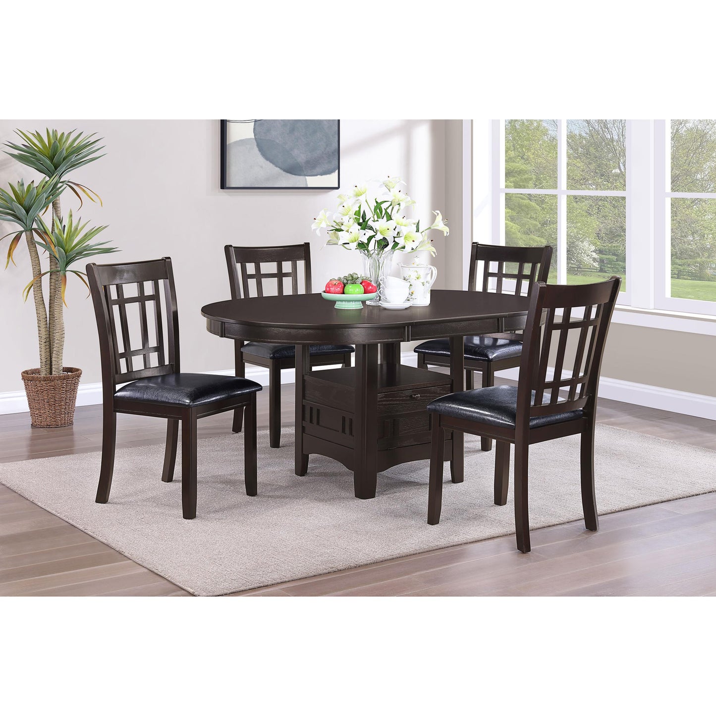 Coaster Furniture Lavon 102672 Wood Dining Side Chair - Espresso (Set of 2) IMAGE 10
