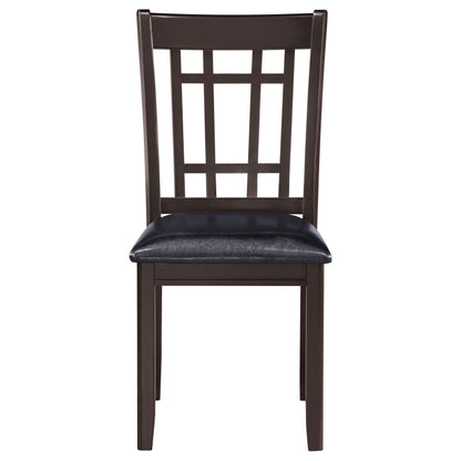 Coaster Furniture Lavon 102672 Wood Dining Side Chair - Espresso (Set of 2) IMAGE 2