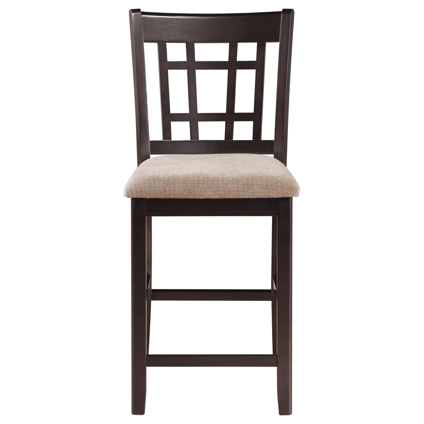 Coaster Furniture Lavon 105279 Wood Counter Chair - Tan and Espresso (Set of 2) IMAGE 2