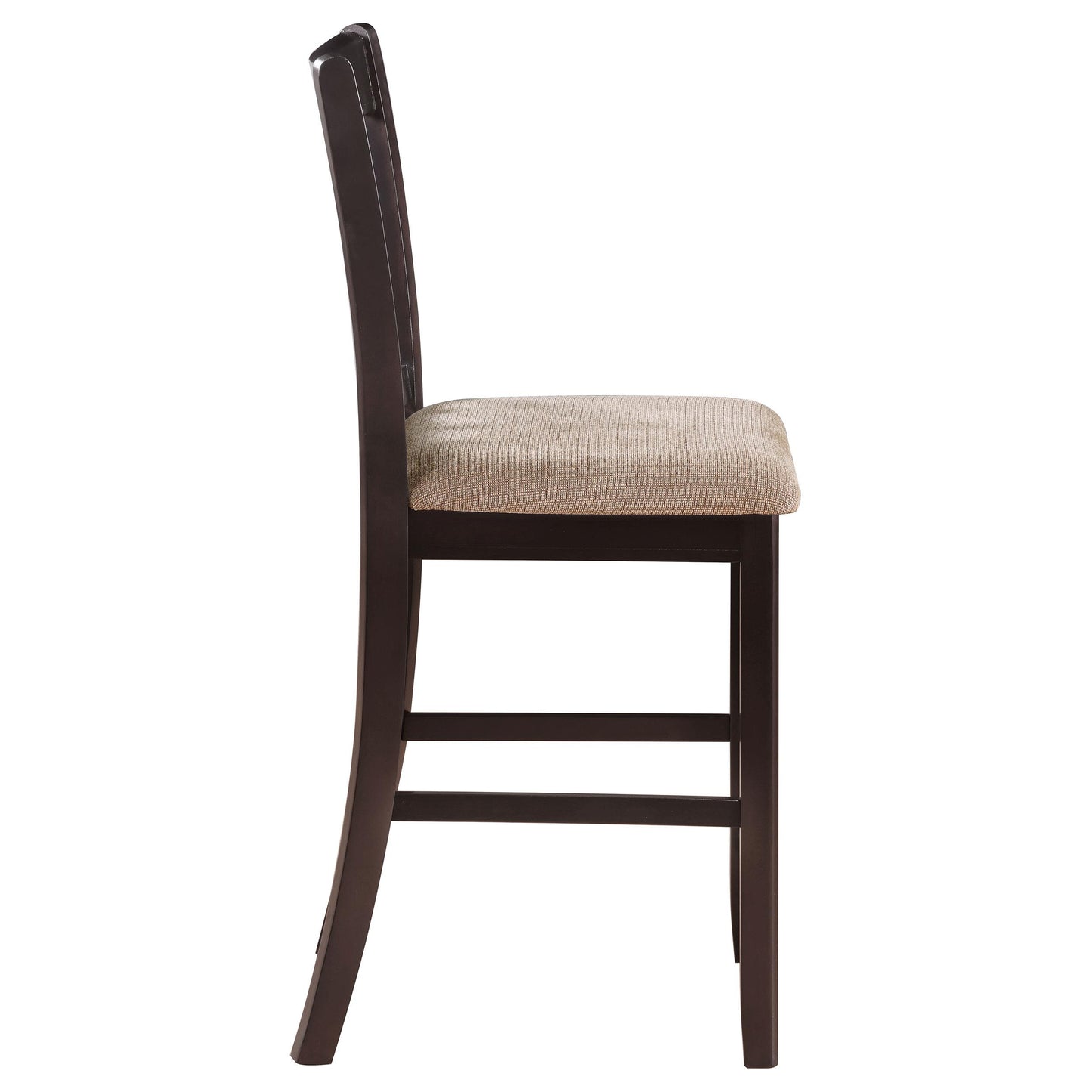Coaster Furniture Lavon 105279 Wood Counter Chair - Tan and Espresso (Set of 2) IMAGE 7
