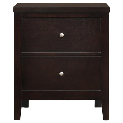 Coaster Furniture Carlton 202092 2-Drawer Nightstand - Cappuccino IMAGE 2