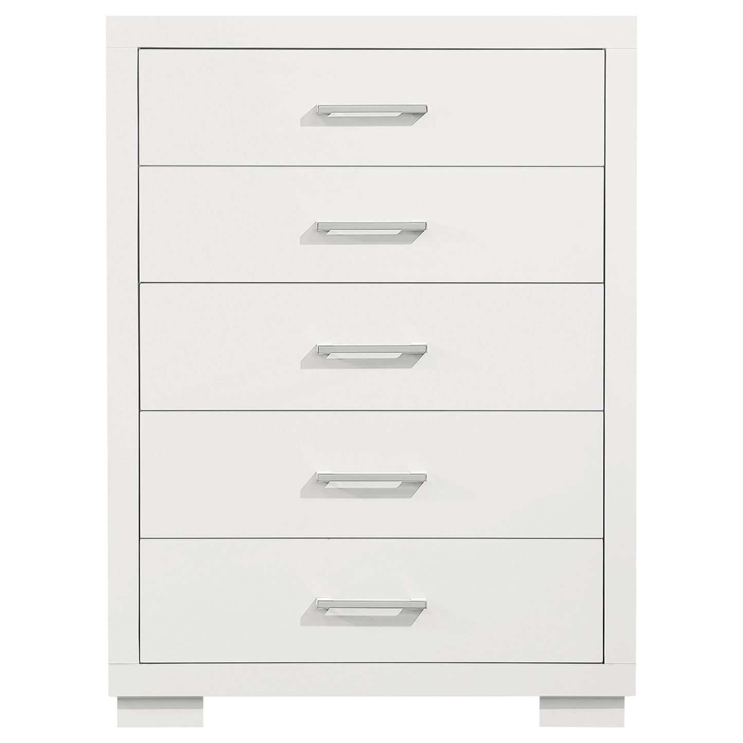 Coaster Furniture Jessica 202995 5-Drawer Bedroom Chest - Snow White IMAGE 2