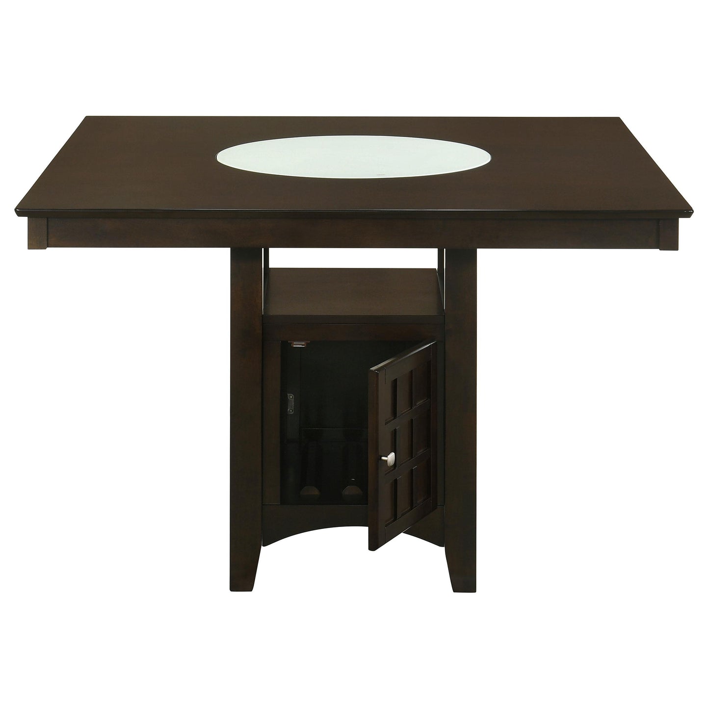 Coaster Furniture Gabriel 100438 52-inch Counter Height Dining Table - Cappuccino IMAGE 4