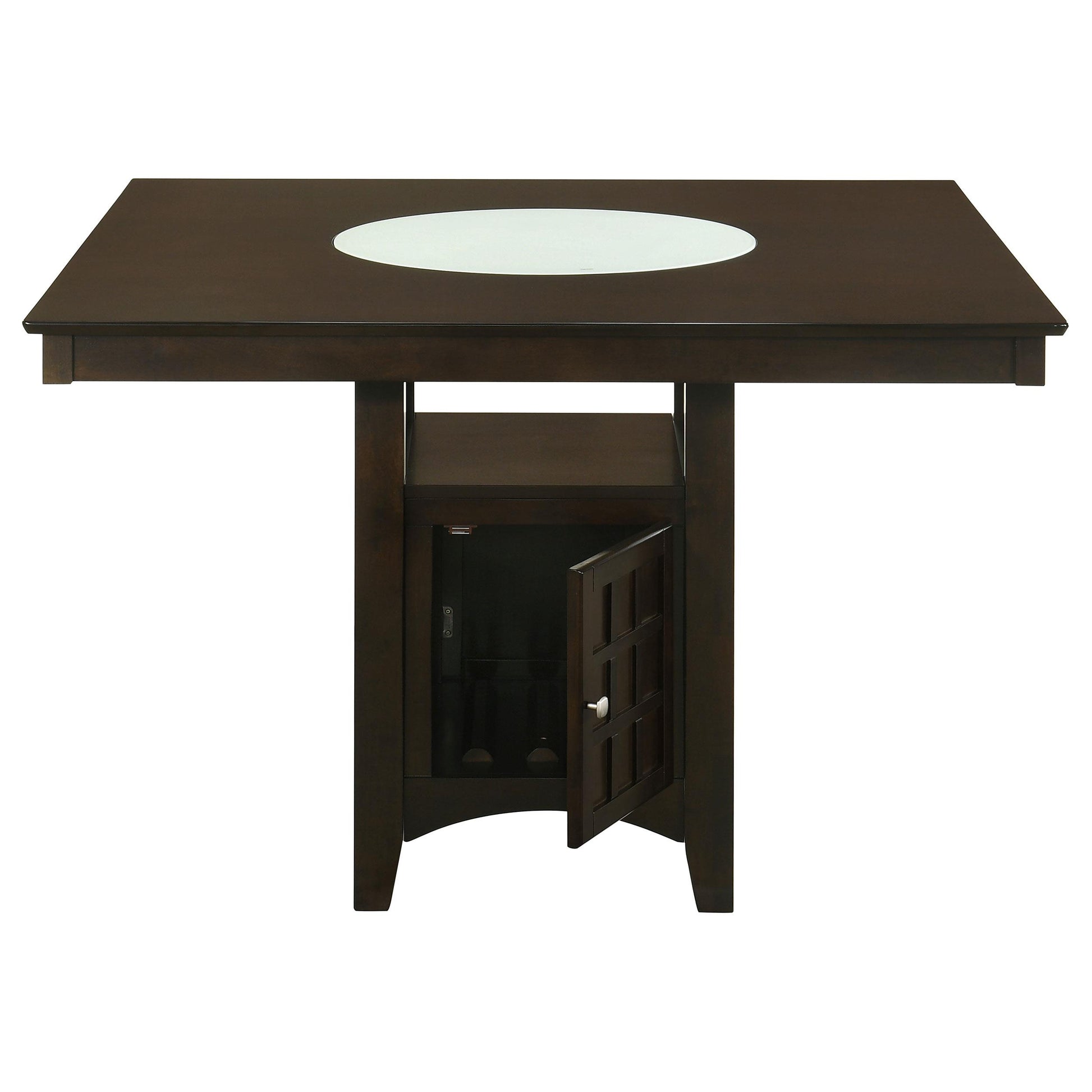 Coaster Furniture Gabriel 100438 52-inch Counter Height Dining Table - Cappuccino IMAGE 4