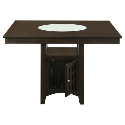 Coaster Furniture Gabriel 100438 52-inch Counter Height Dining Table - Cappuccino IMAGE 4