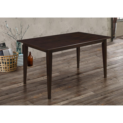 Coaster Furniture Gabriel 100771 Rectangular 59-inch Wood Dining Table - Cappuccino IMAGE 4