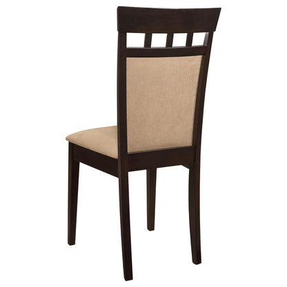Coaster Furniture Gabriel 100773 Closed Back Dining Side Chair - Cappuccino (Set of 2) IMAGE 5