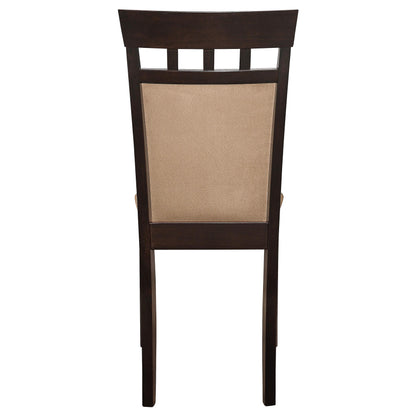 Coaster Furniture Gabriel 100773 Closed Back Dining Side Chair - Cappuccino (Set of 2) IMAGE 6