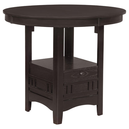 Coaster Furniture Lavon 102888 Oval 60-inch Extension Counter Dining Table - Espresso IMAGE 2