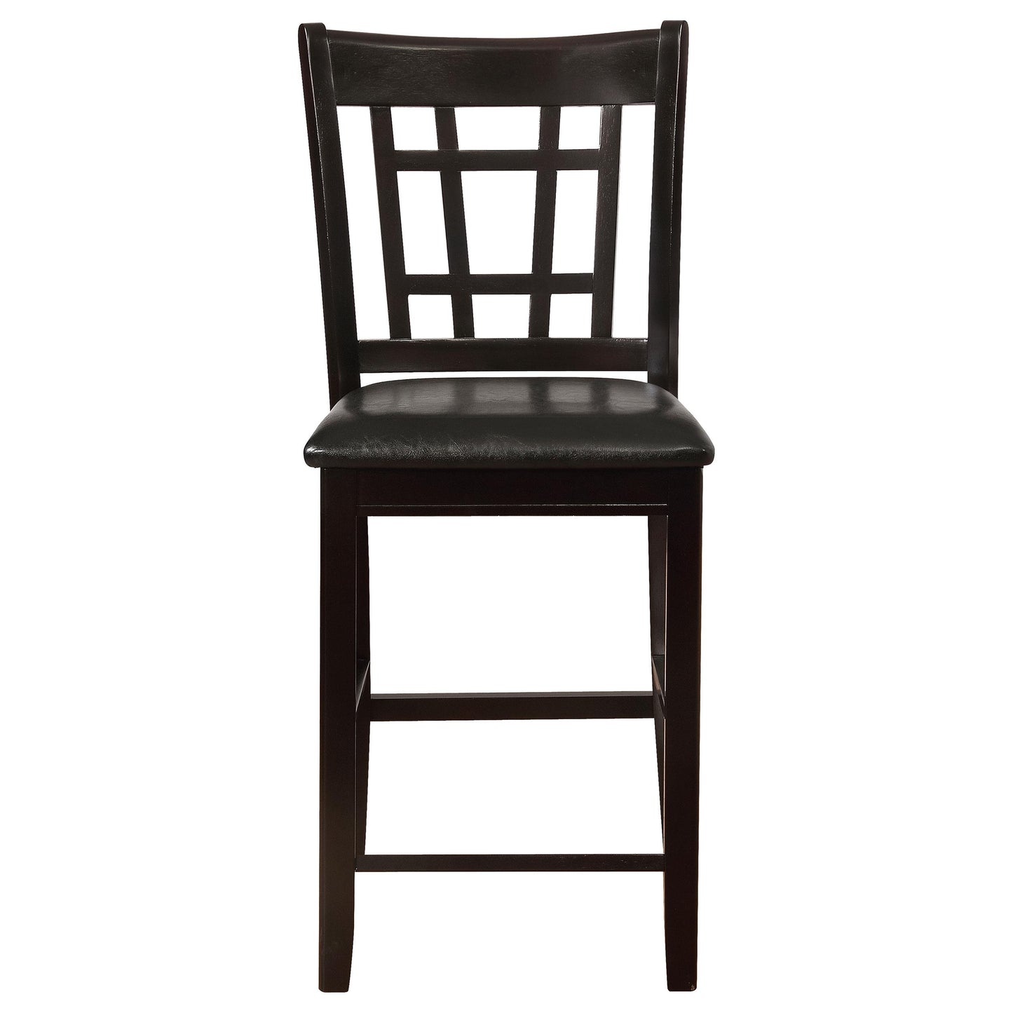  Coaster Furniture Lavon 102889 Wood Counter Chair - Black and Espresso (Set of 2) IMAGE 2