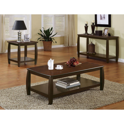 Coaster Furniture Dixon 701079 Wood Entryway Console Table with Shelf - Cappuccino IMAGE 6