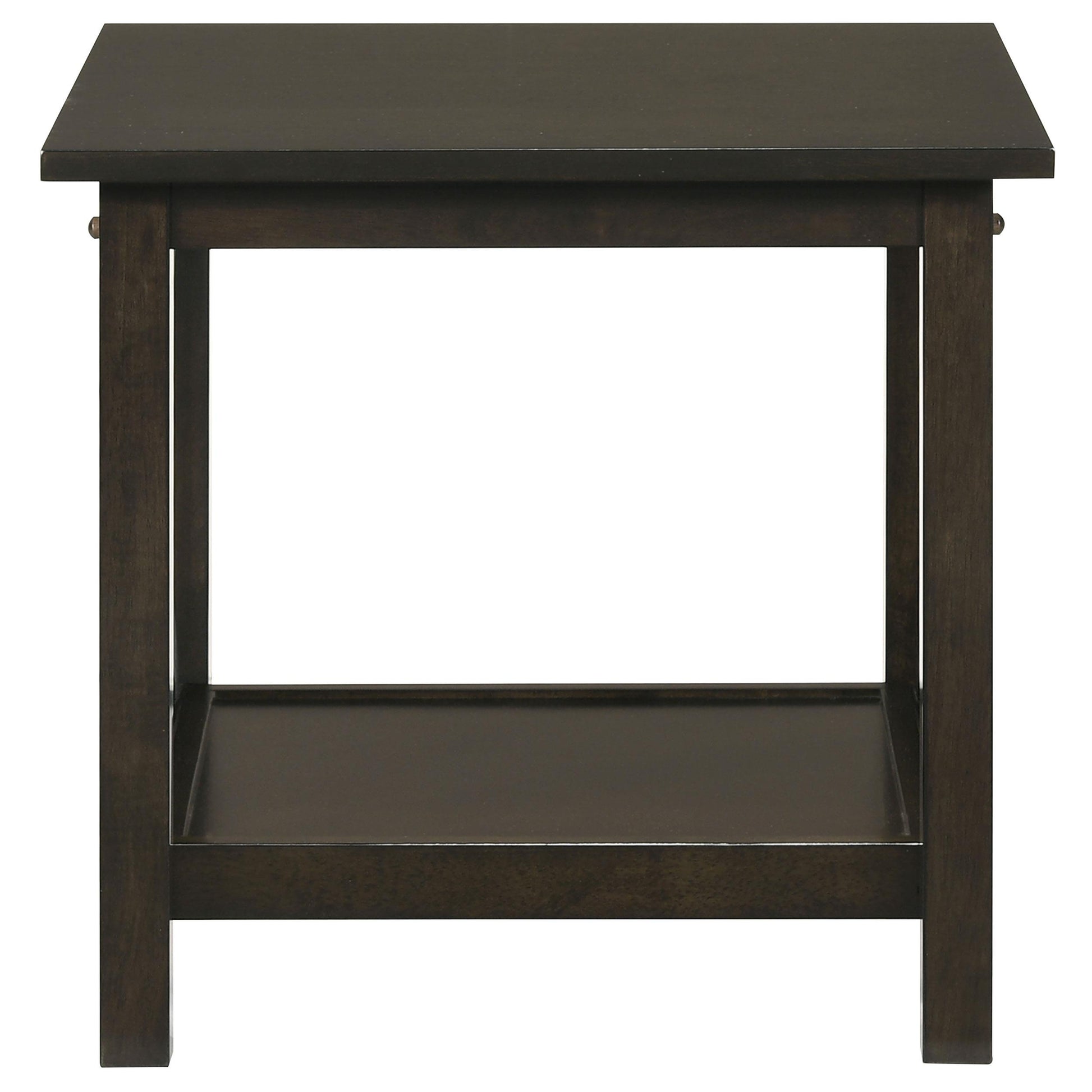 Coaster Furniture Rachelle 5909 3-piece Rectangular Coffee Table Set - Deep Merlot IMAGE 7