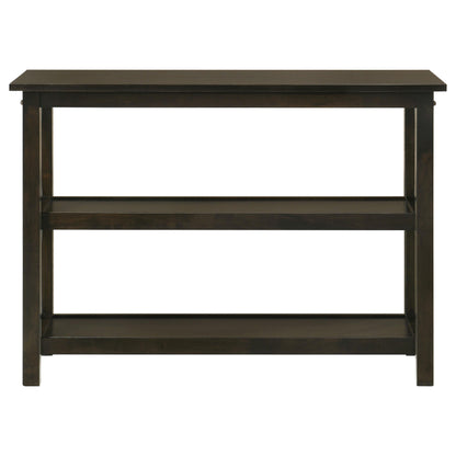 Coaster Furniture Rachelle 5910 2-shelf Wood Entryway Console Table - Deep Merlot IMAGE 2