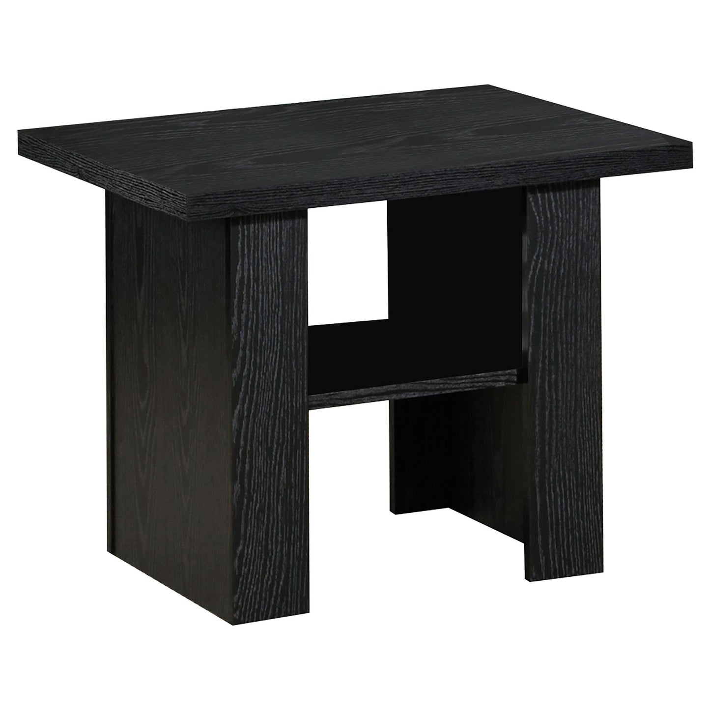 Coaster Furniture Rodez 700345 3-piece Engineered Wood Coffee Table Set - Black Oak IMAGE 3