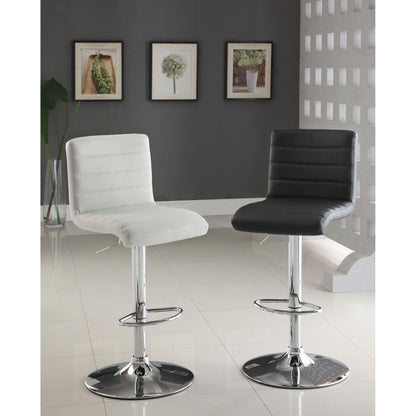  Furniture of America Passore Adjustable Height Stool CM-BR6905WH IMAGE 2