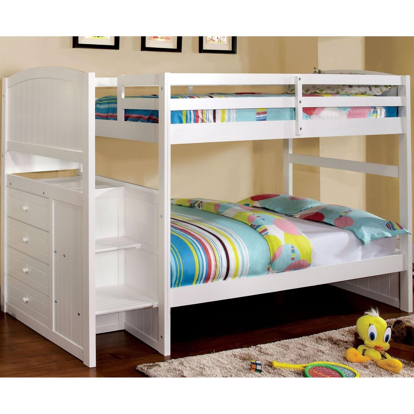  Furniture of America Kids Beds Bunk Bed CM-BK922T-BED IMAGE 1