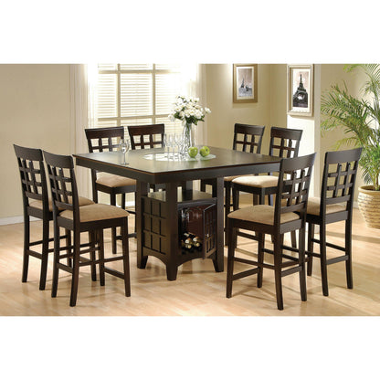 Coaster Furniture Gabriel 100209 Lattice Back Counter Chair - Cappuccino (Set of 2) IMAGE 10