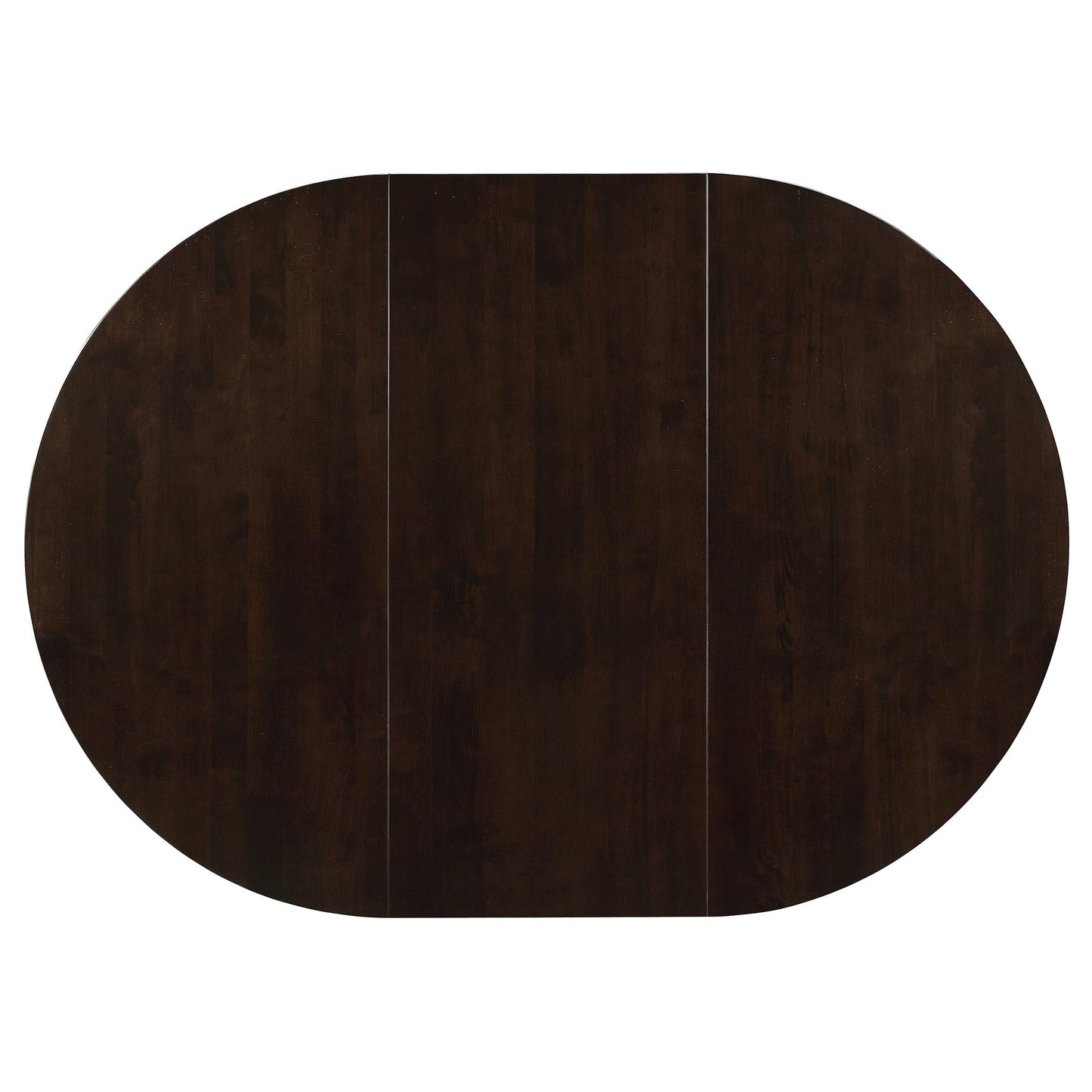 Coaster Furniture Gabriel 100770 Oval 60-inch Extension Leaf Dining Table - Cappuccino IMAGE 7