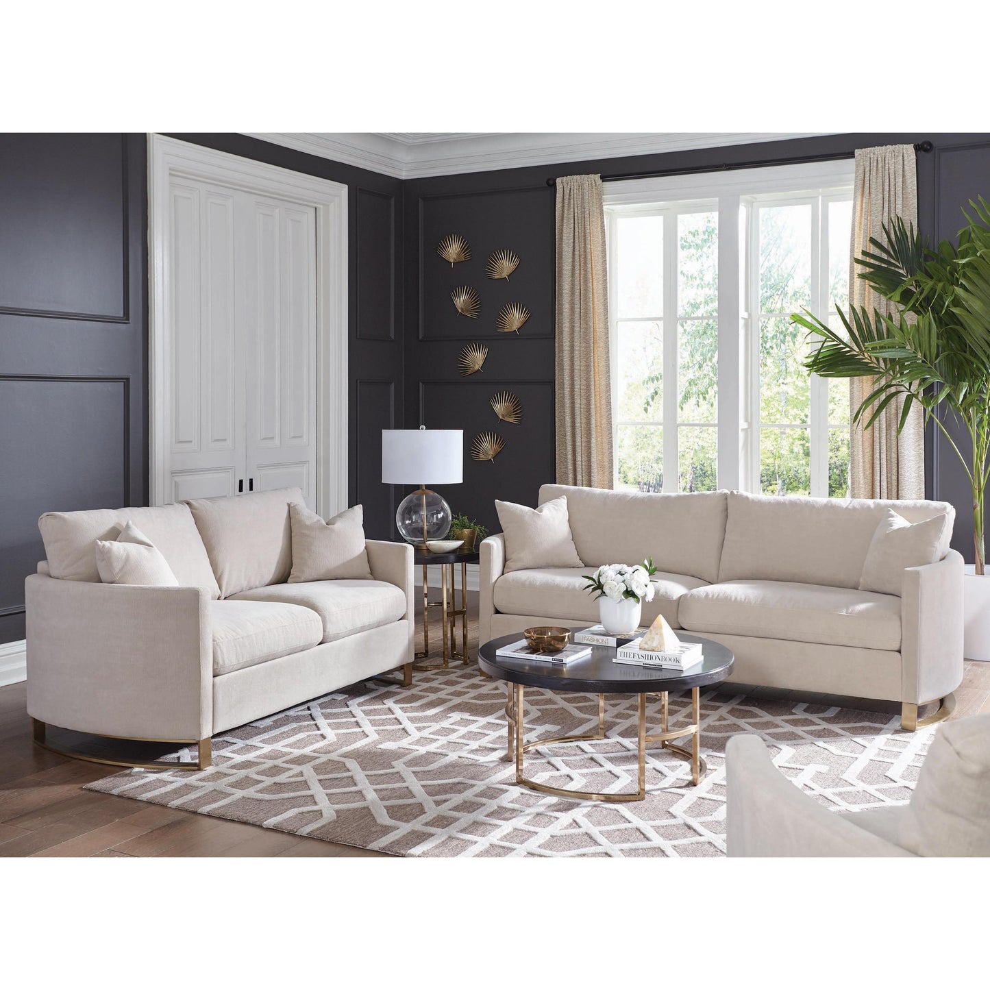  Coaster Furniture Corliss 508821 3 pc Living Room Set IMAGE 1