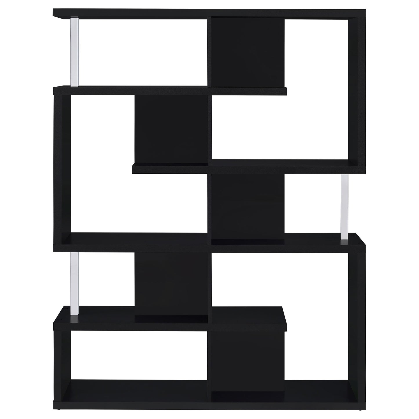 Coaster Furniture Hoover 800309 63-inch 5-shelf Bookshelf - Black IMAGE 2