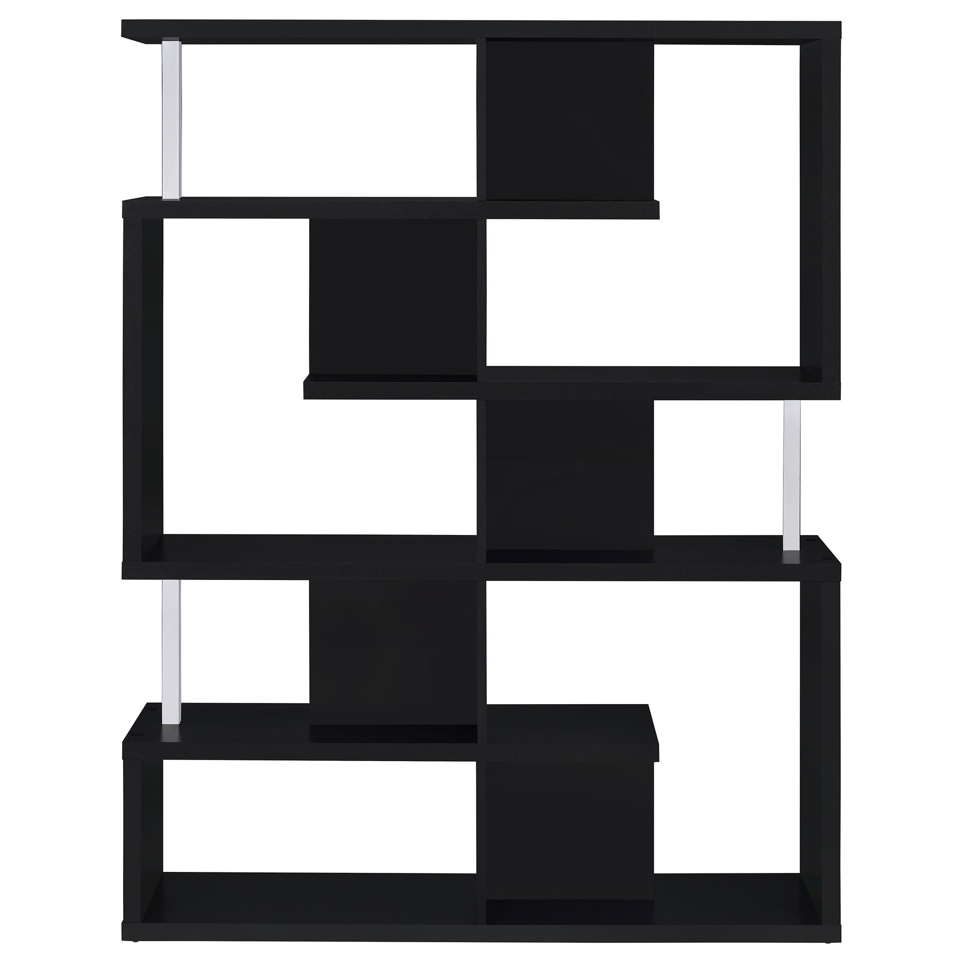 Coaster Furniture Hoover 800309 63-inch 5-shelf Bookshelf - Black IMAGE 2