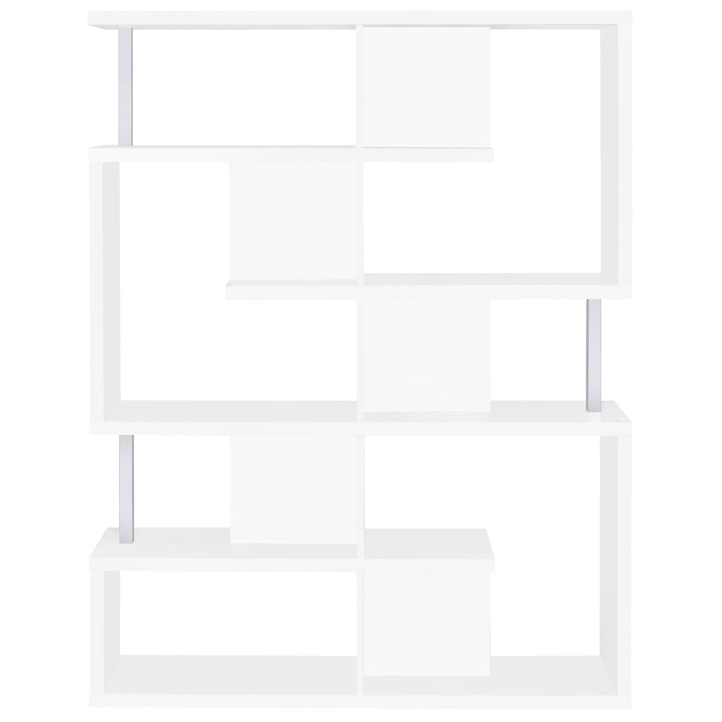 Coaster Furniture Hoover 800310 63-inch 5-shelf Bookshelf - White IMAGE 2