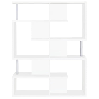 Coaster Furniture Hoover 800310 63-inch 5-shelf Bookshelf - White IMAGE 2