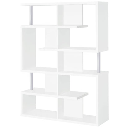 Coaster Furniture Hoover 800310 63-inch 5-shelf Bookshelf - White IMAGE 3