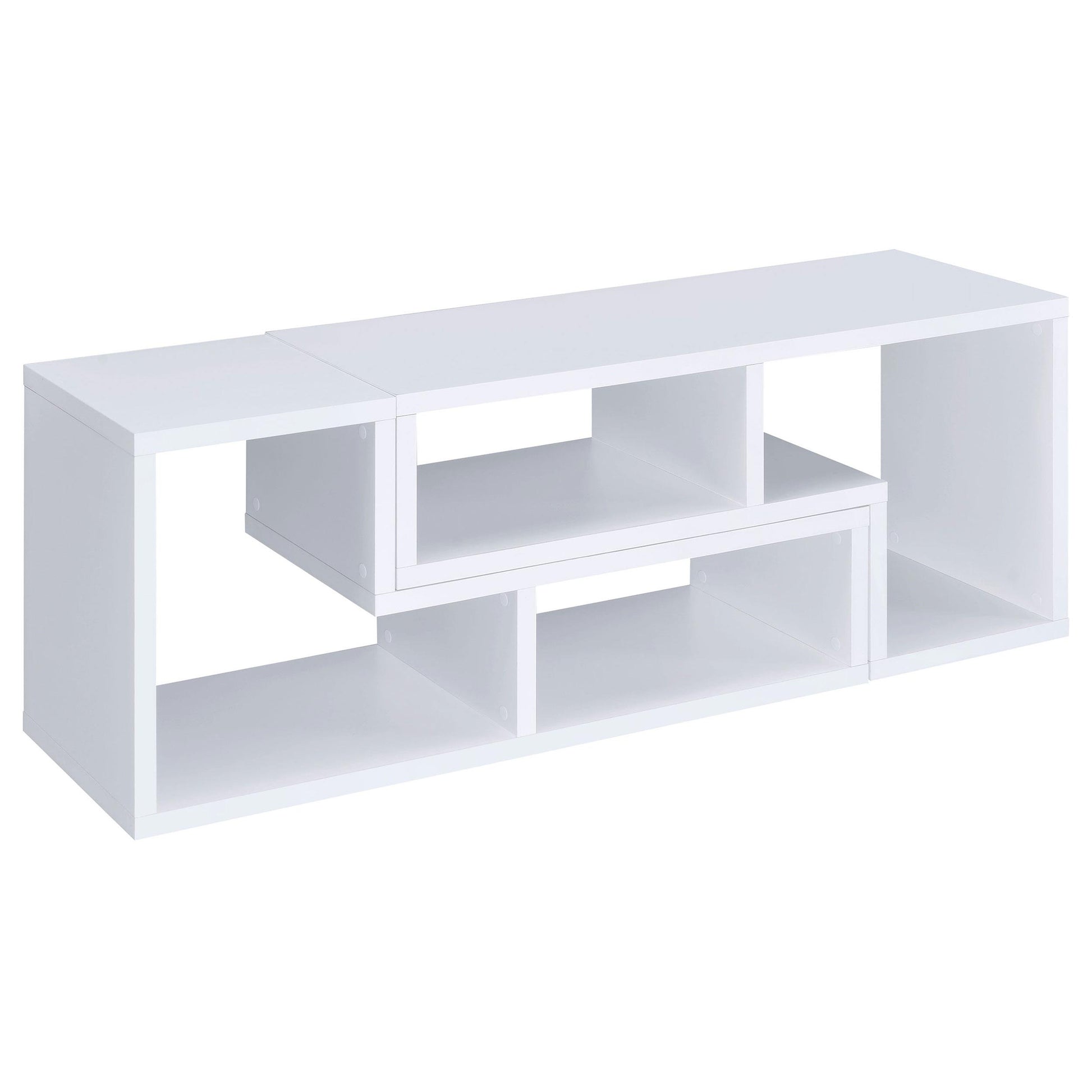 Coaster Furniture Velma 800330 Multipurpose TV Stand and Bookshelf - White IMAGE 7