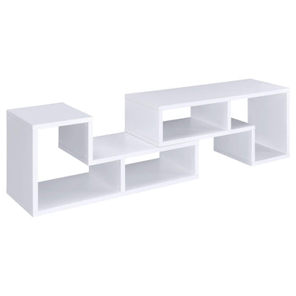 Coaster Furniture Velma 800330 Multipurpose TV Stand and Bookshelf - White IMAGE 8