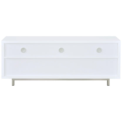 Coaster Furniture Casey 701972 2-Drawer Engineered Wood 60" TV Stand - White IMAGE 5