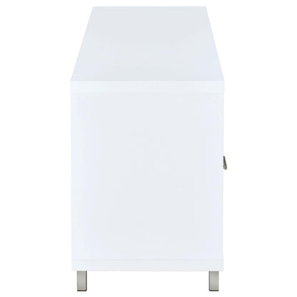 Coaster Furniture Casey 701972 2-Drawer Engineered Wood 60" TV Stand - White IMAGE 6