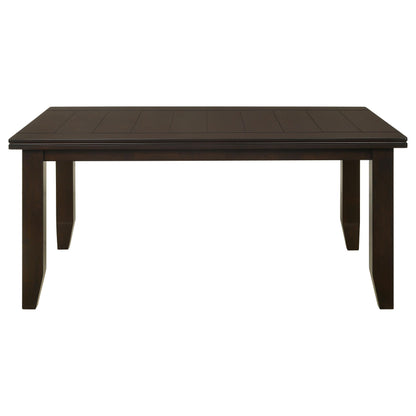 Coaster Furniture Dalila 102721 Rectangular 66-inch Wood Dining Table - Cappuccino IMAGE 2