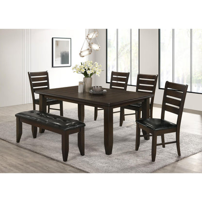 Coaster Furniture Dalila 102721 Rectangular 66-inch Wood Dining Table - Cappuccino IMAGE 5