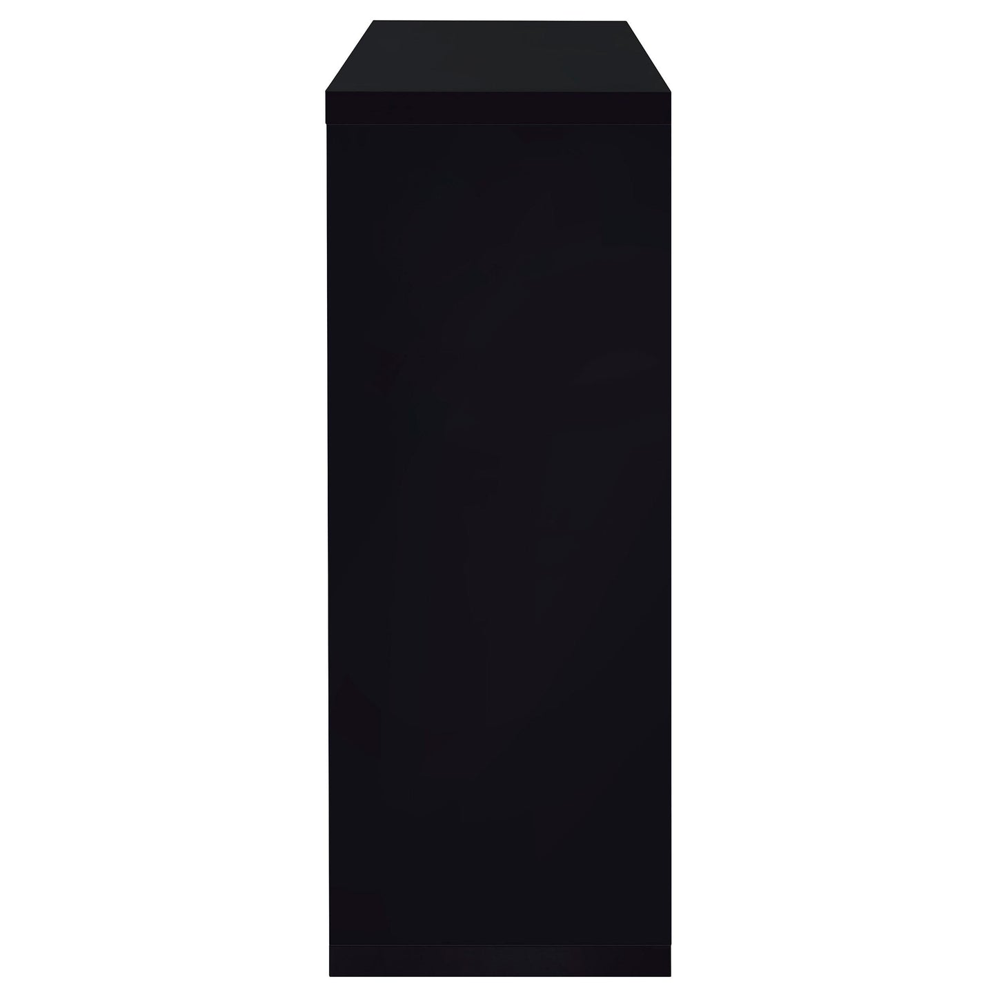 Coaster Furniture Prescott 100165 Rectangular Home Wine Table - Black High Gloss IMAGE 4
