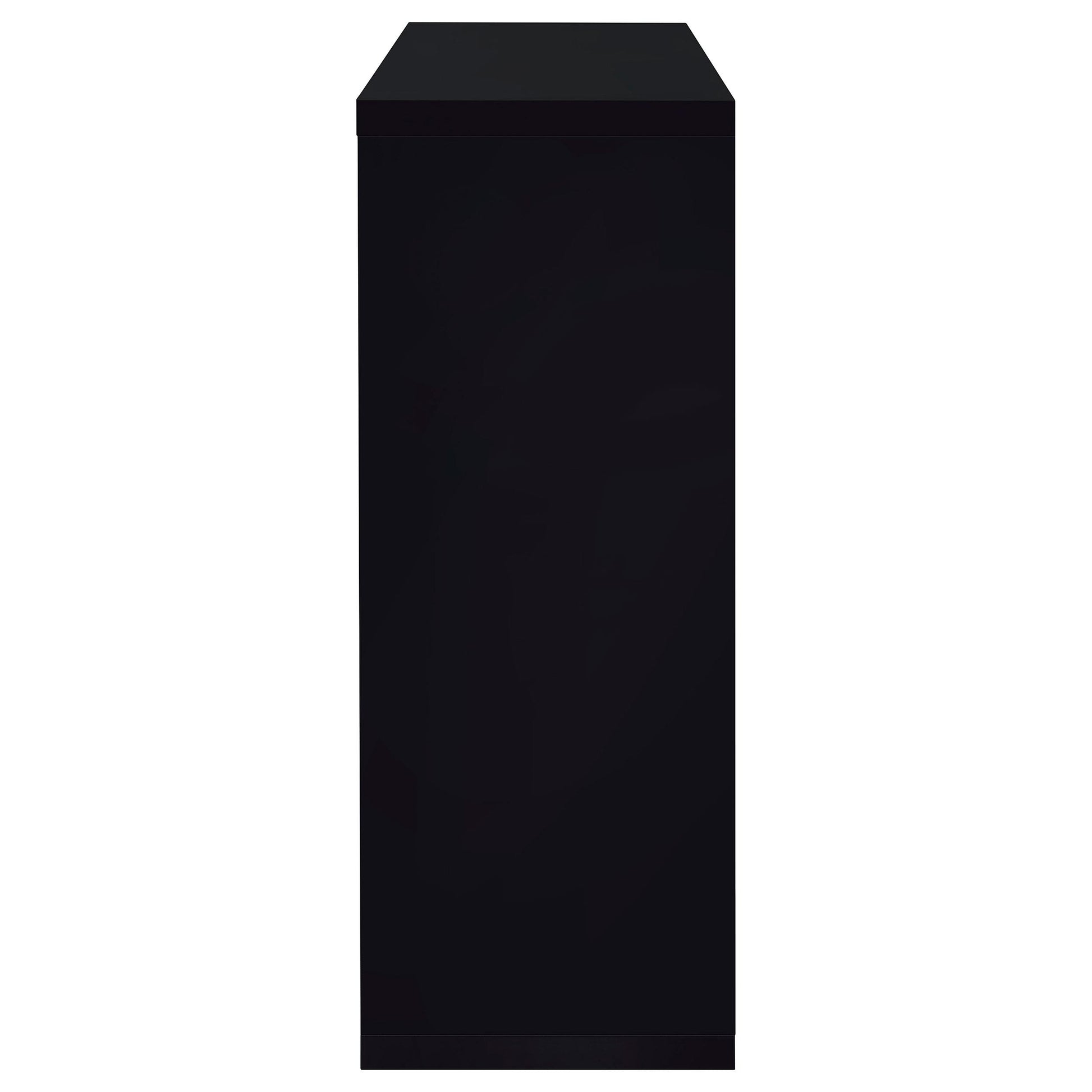 Coaster Furniture Prescott 100165 Rectangular Home Wine Table - Black High Gloss IMAGE 4